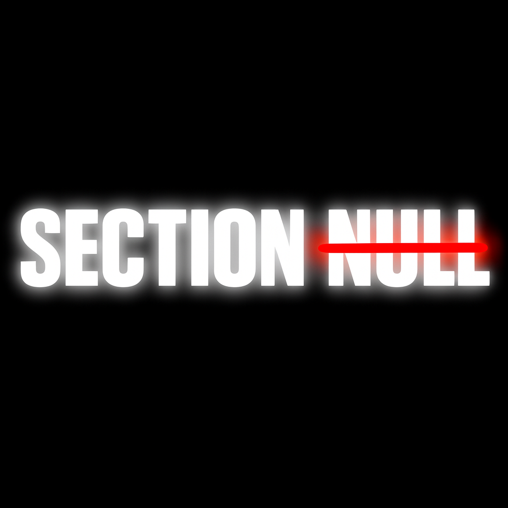 Cover image for Section Null