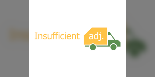 Cover image for Insufficient Adjectives