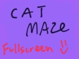 Cat maze full screen version