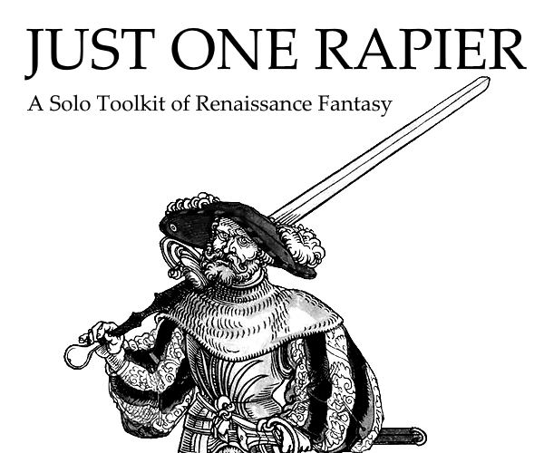 Cover image for Just One Rapier