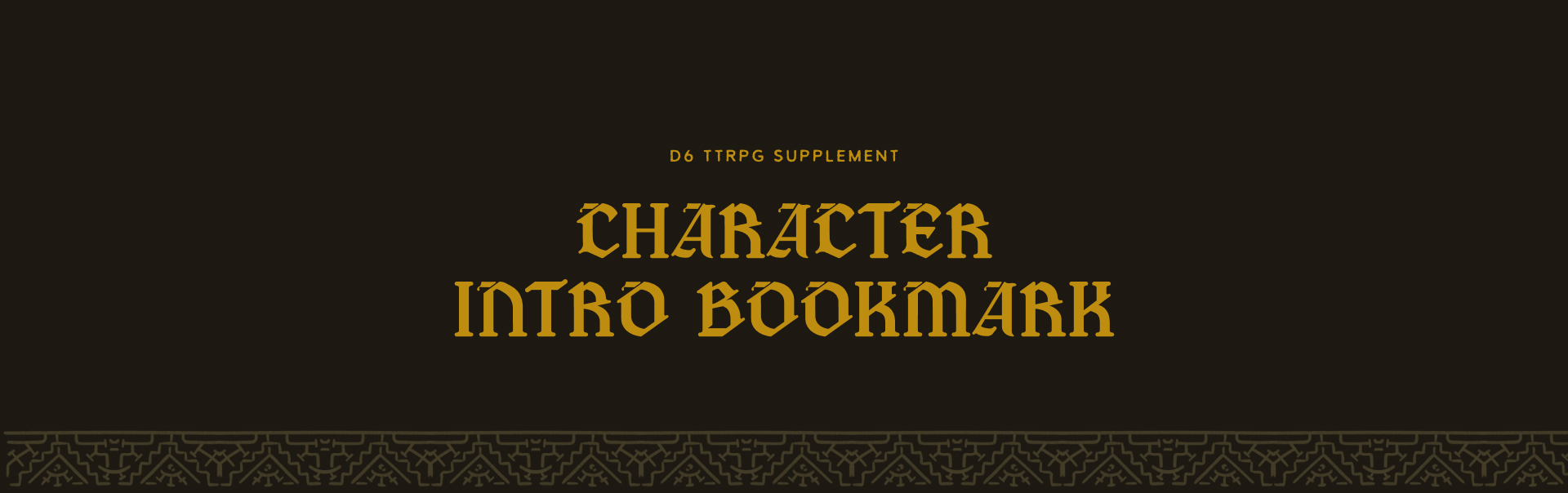 Character intro bookmark