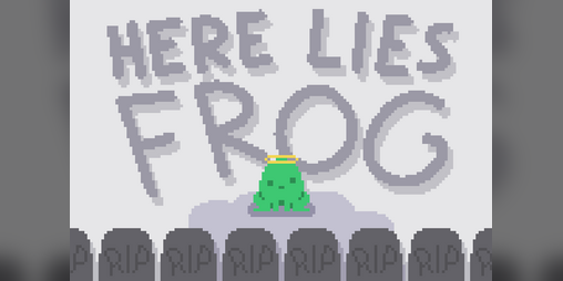 Cover image for Here Lies Frog
