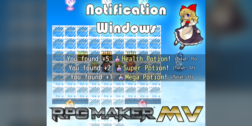 Cover image for Notification Window plugin (RPG Maker MV)