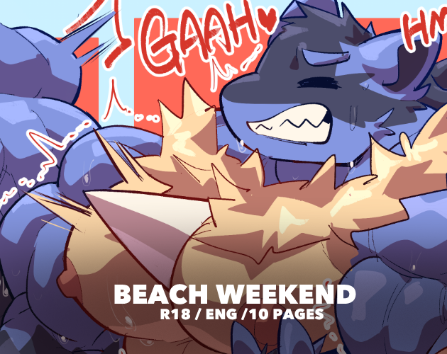 Cover image for BEACH WEEKEND - COMIC ART PACK
