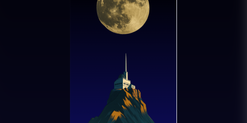 Cover image for affiche interactive - Pic du midi