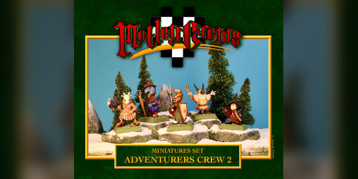 Cover image for Motley Crews Miniature Set - Adventurers Crew 2