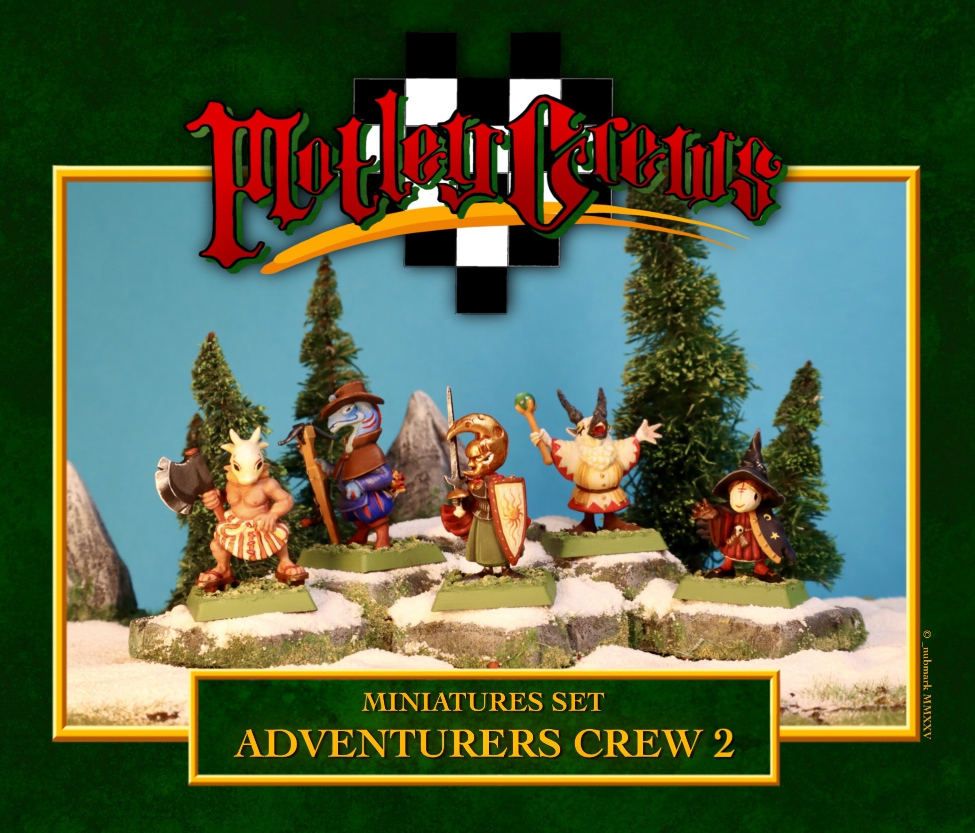Cover image for Motley Crews Miniature Set - Adventurers Crew 2