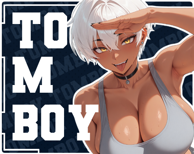 Cover art for Tomboy Dasha Demo by eroverse_st — adult visual novel