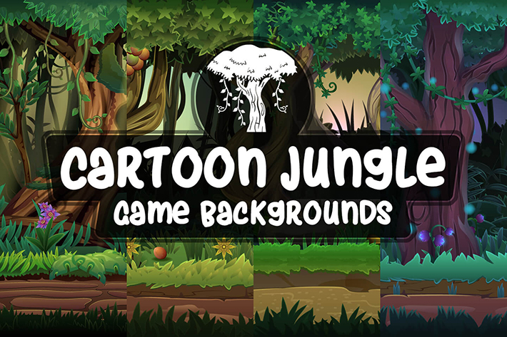 Jungle Game Backgrounds by Free Game Assets (GUI, Sprite, Tilesets)