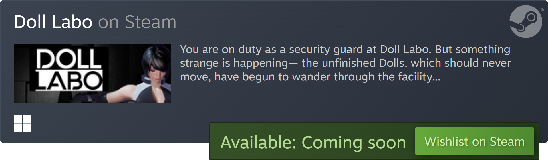 Doll Labo Steam Page