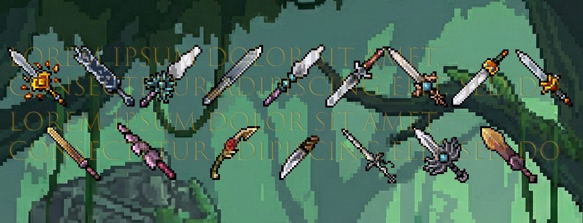 32x32 RPG Swords with evolutions