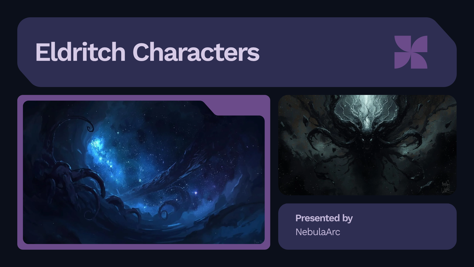 Eldritch Characters Vol.1 by NebulaArc