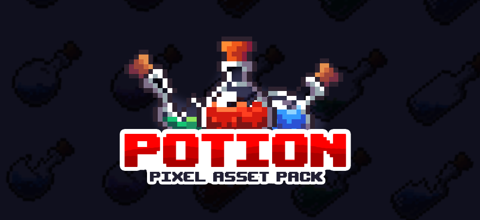 Potion Pixel Asset Pack V1 - 32x32 pixel asset pack