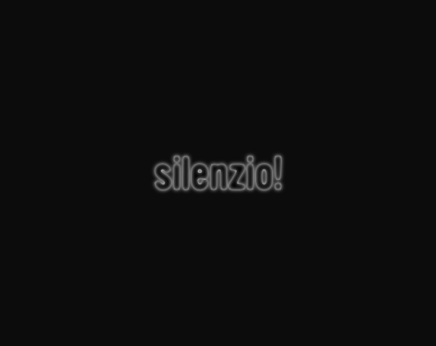 Cover image for silenzio!