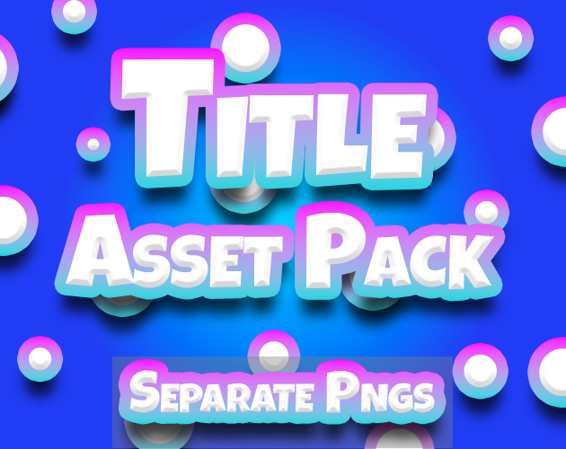 commercial title asset pack