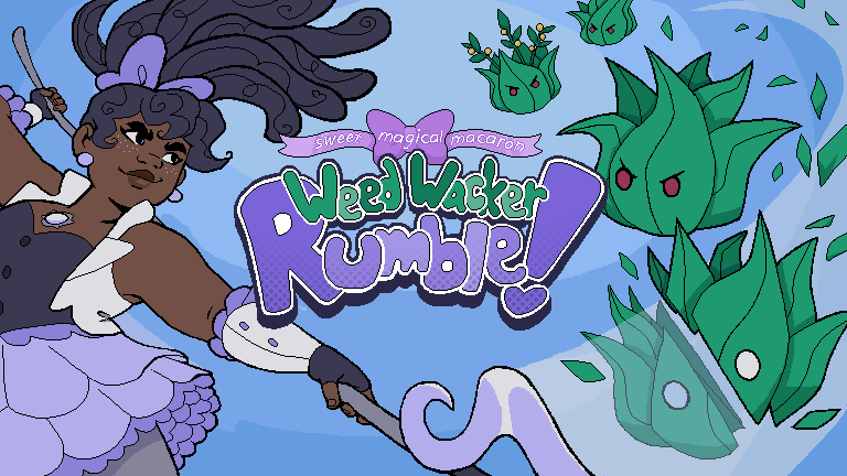 Cover image for Sweet Magical Macaron: Weed Wacker Rumble!