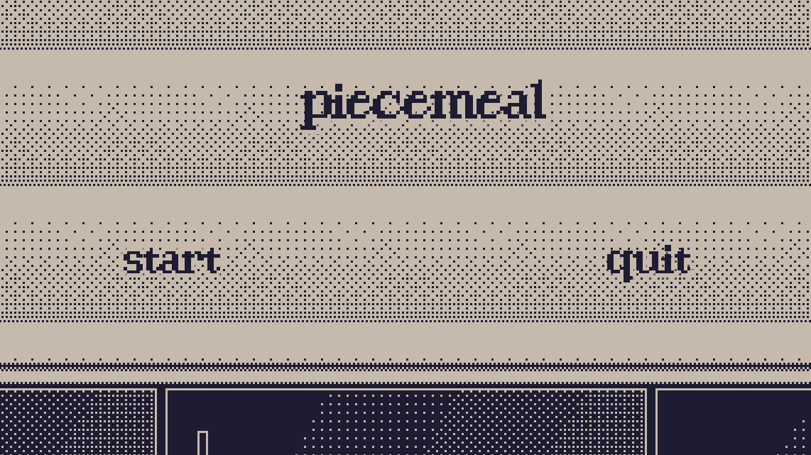 Cover image for Piecemeal