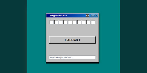 Cover image for Happy Filler.exe