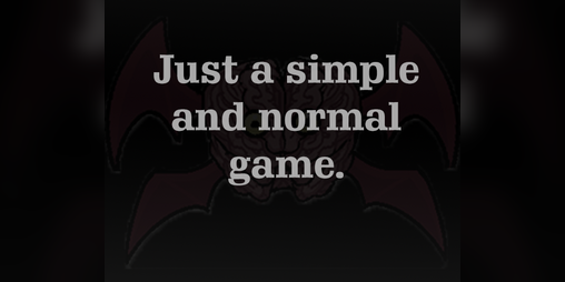 Cover image for This is just a simple and normal game.