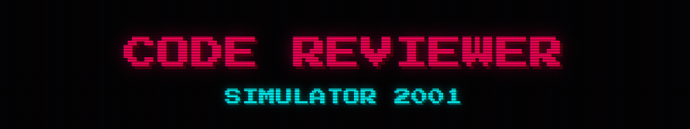 Code Rewiew Simulator 2001
