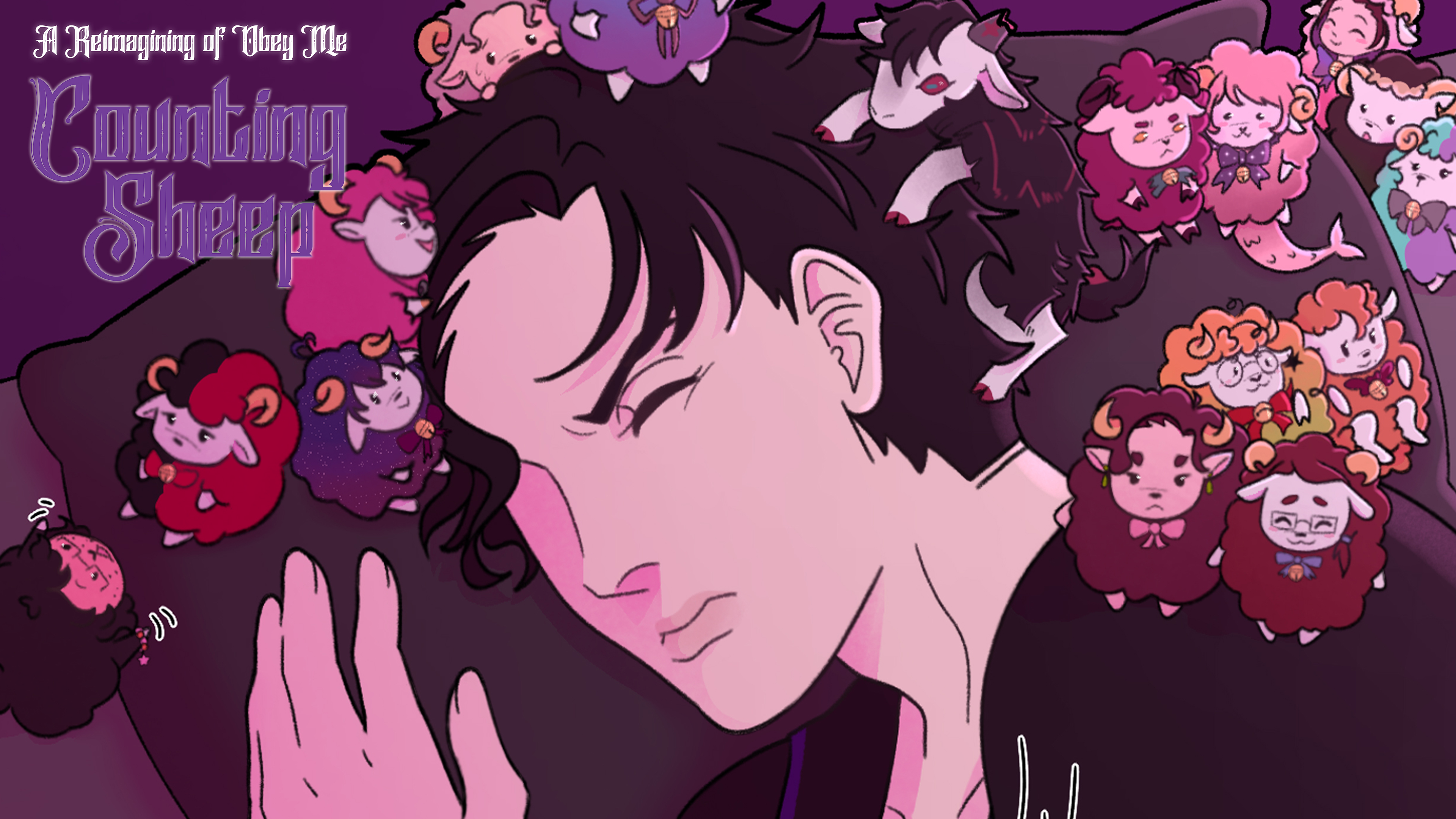 Cover image for Counting Sheep - A Reimagining of Obey Me Season 1
