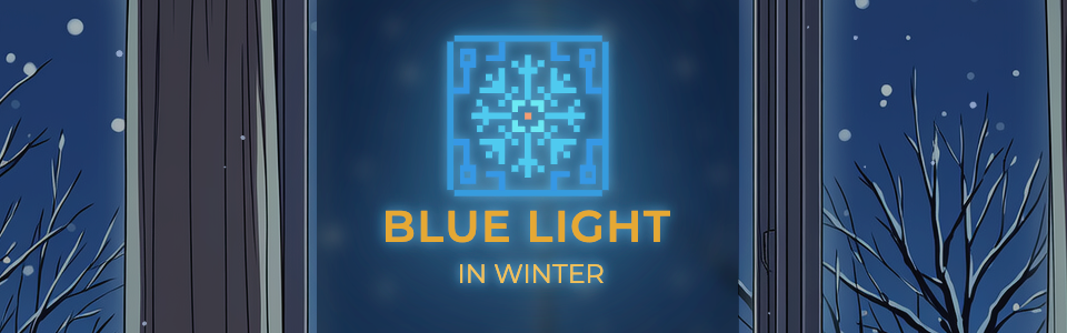Blue Light In Winter
