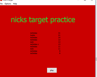 target practice