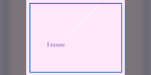 Cover image for Erasure