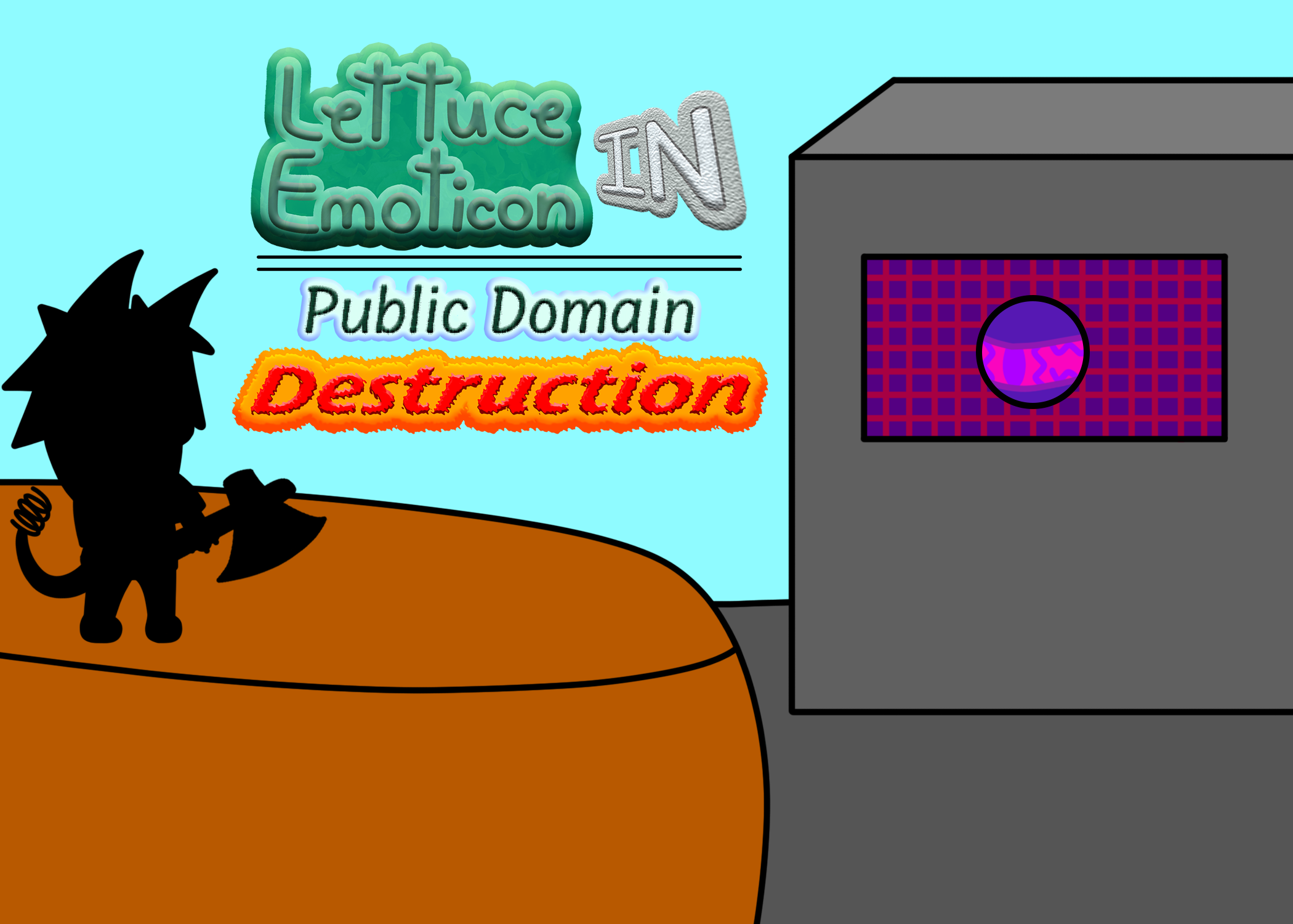 Cover image for Lettuce Emoticon IN: Public Domain Destruction