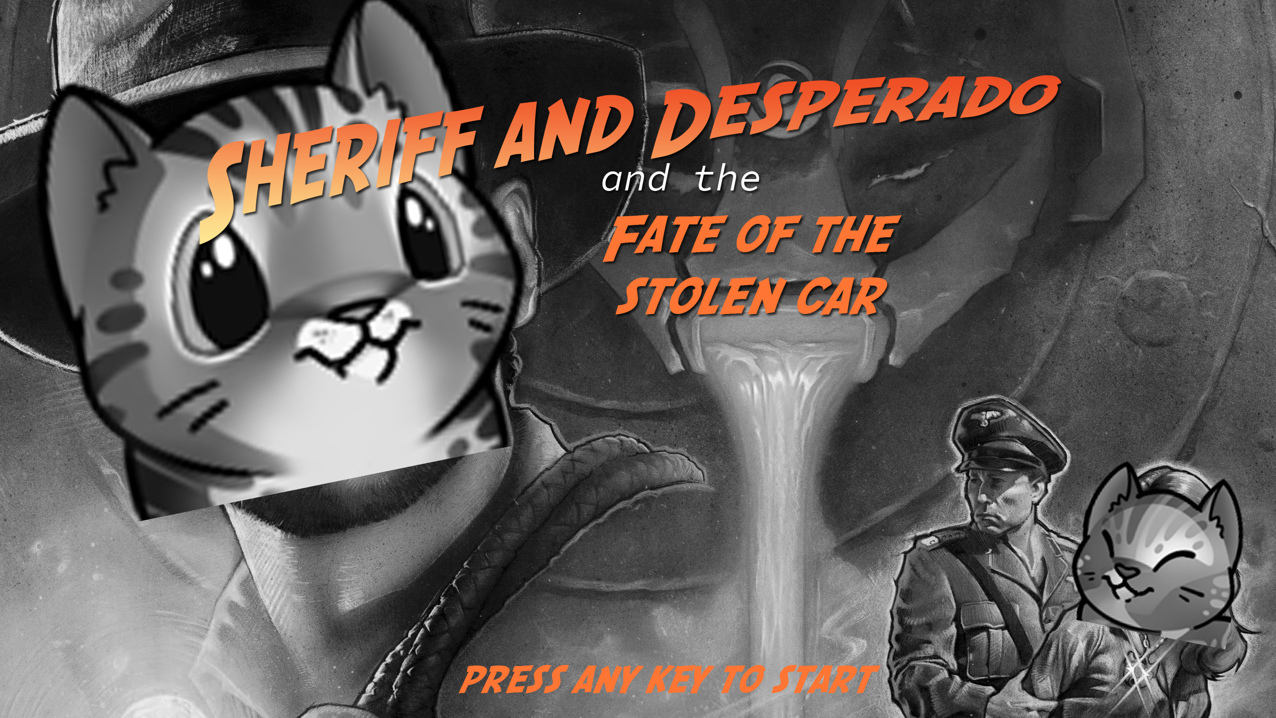 Cover image for Sheriff and Desperado and the Fate of the Stolen Car