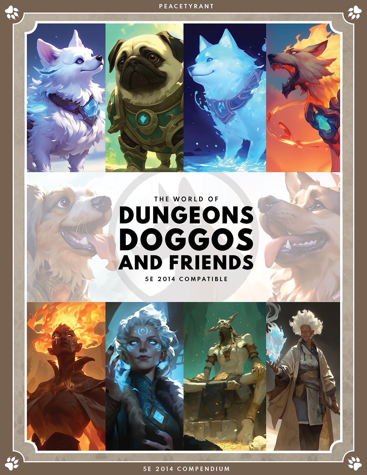 Cover image for The World of Dungeons, Doggos and Friends