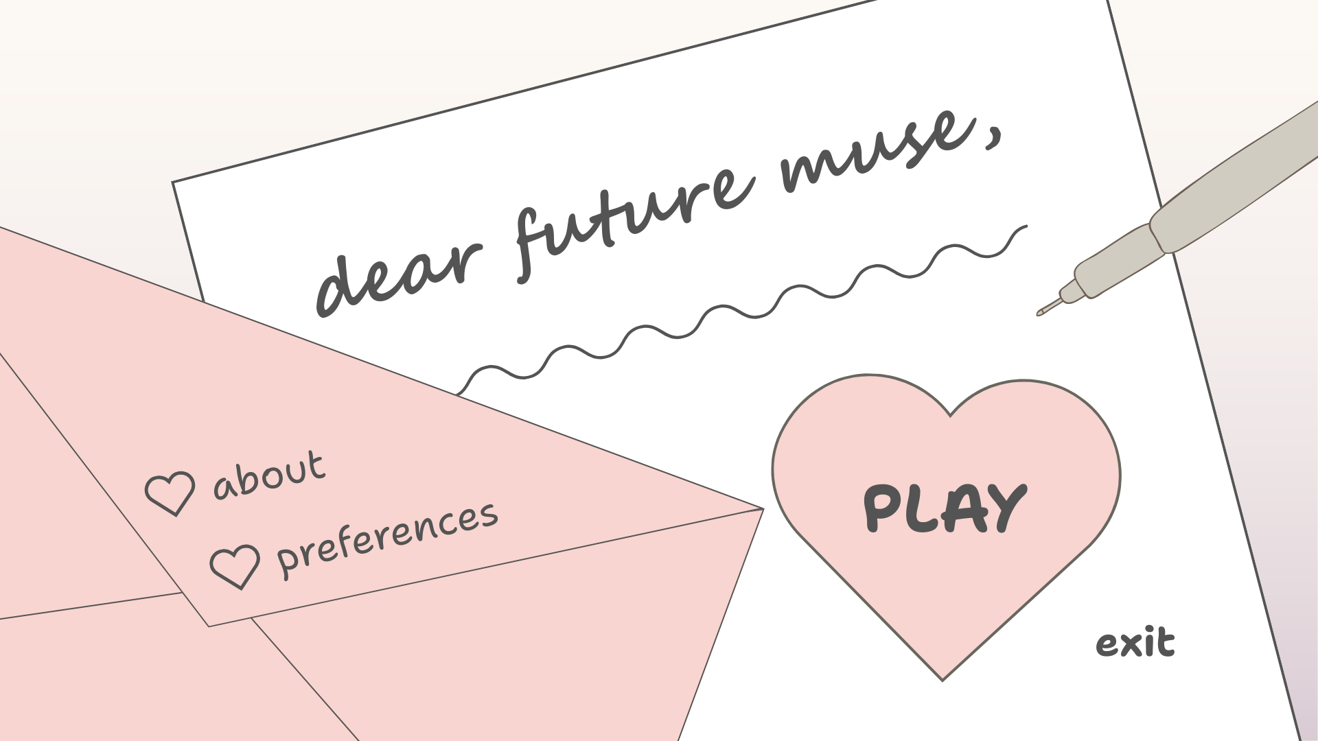 Cover image for dear future muse