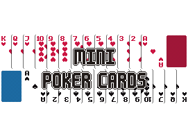 Mini Pixel Poker Cards