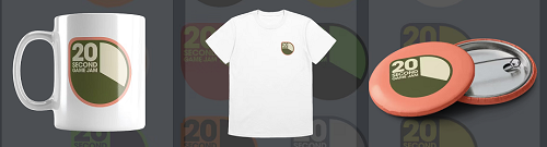 20 Second Game Jam SWAG! 20 Second Game Jam SWAG!