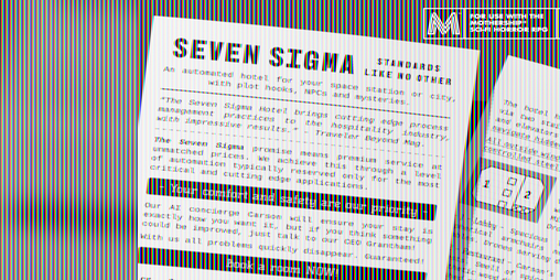 Cover image for The Seven Sigma Hotel