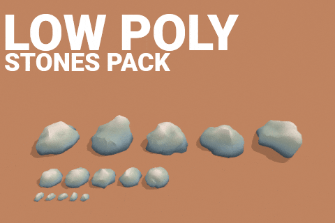 Low Poly stones
