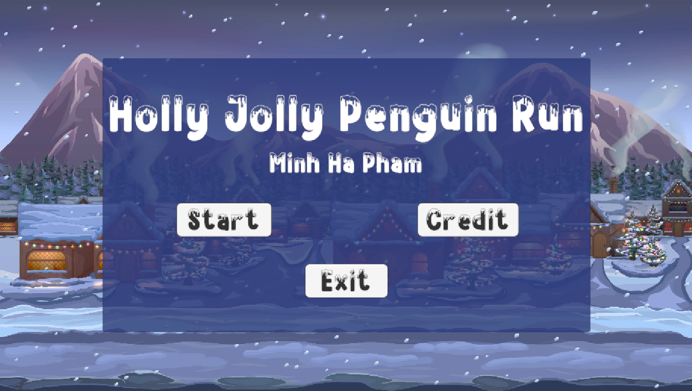 Cover image for Holly Jolly Penguin Run