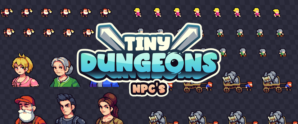 Tiny Dungeons : NPC's - Roguelike asset pack