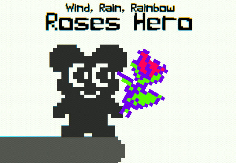 Cover image for Wind, Rain, Rainbow. Roses Hero.