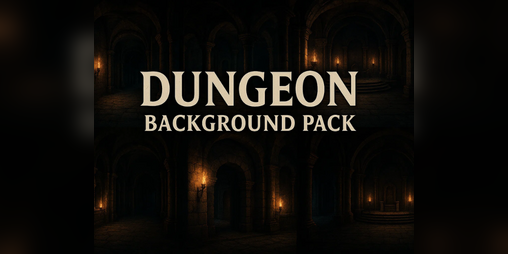 Cover image for Dungeon Rooms – 75 Dark Fantasy Backgrounds Pack