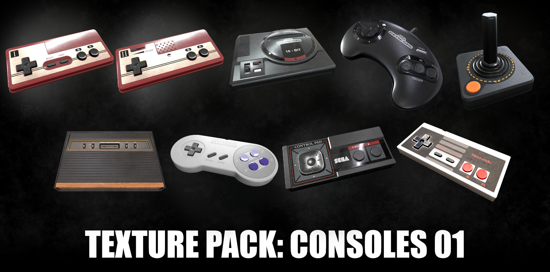 Texture Pack: Consoles 01 by JulioVII