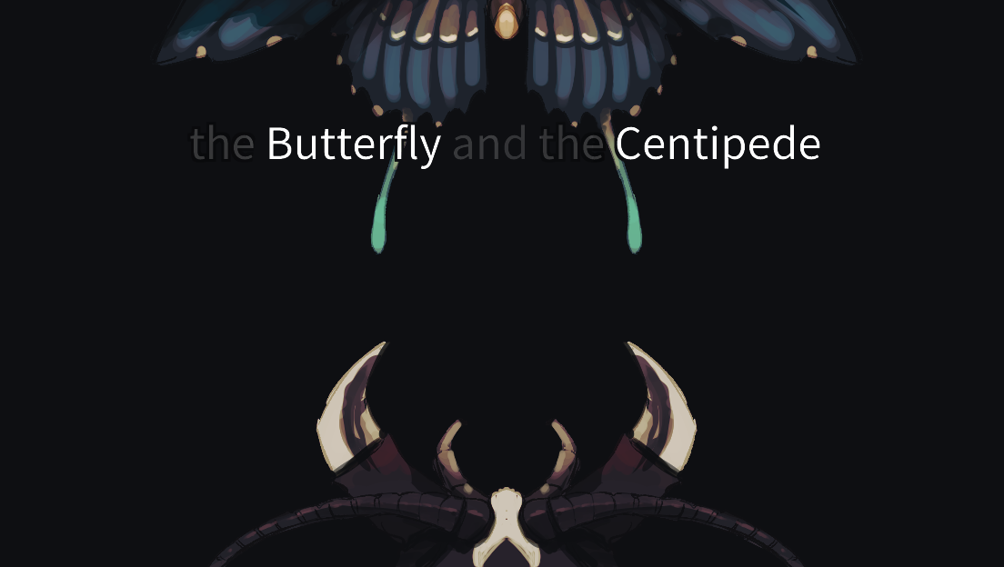 Cover image for The Butterfly and the Centipede