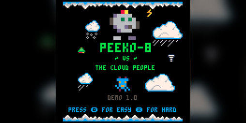 Cover image for Peeko-8 vs The Cloud People - 4 level demo
