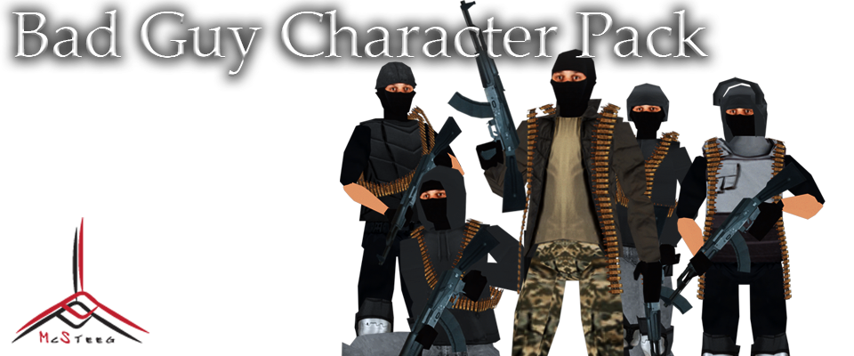 Modular Bad Guy Character Pack