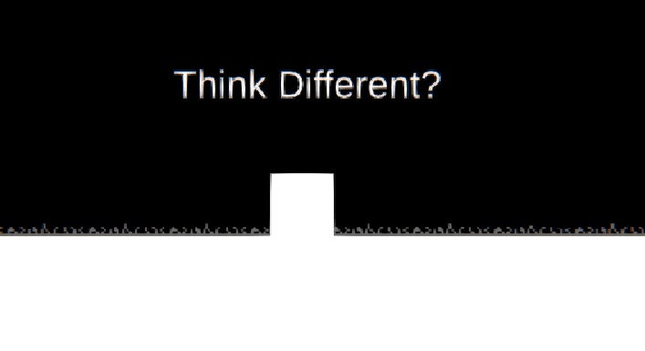 Think Different?
