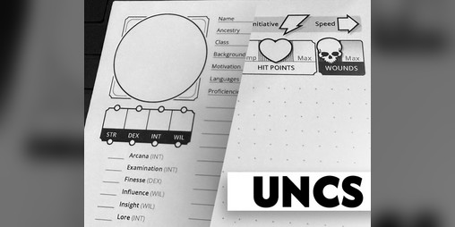 Cover image for UNCS Nimble Character Sheets