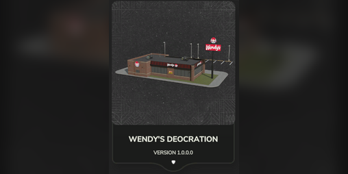 Cover image for FS25 Wendy's Placeable Deco By Superfly1842