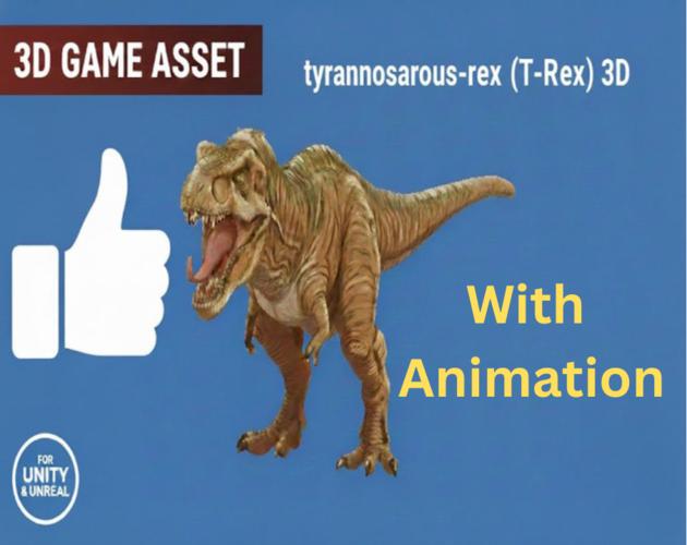 tyrannosaurus-rex-(T-Rex) 3D-and-animation by Somaa BLT