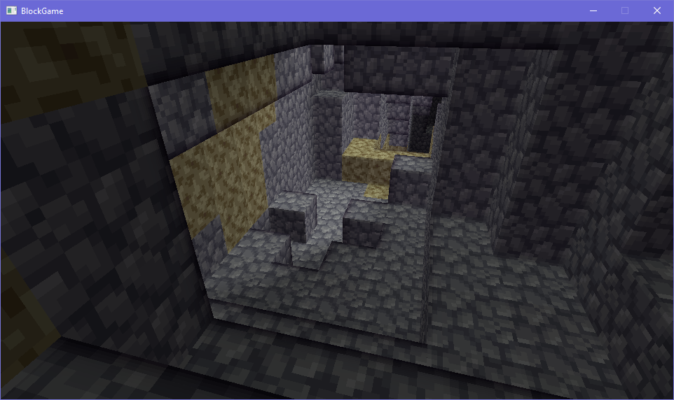 camera looking down a dark cave. a light is around the corner, casting a diagonal shadow, with bounce light lighting up the area where direct light doesn't reach camera looking down a dark cave. a light is around the corner, casting a diagonal shadow, with bounce light lighting up the area where direct light doesn't reach