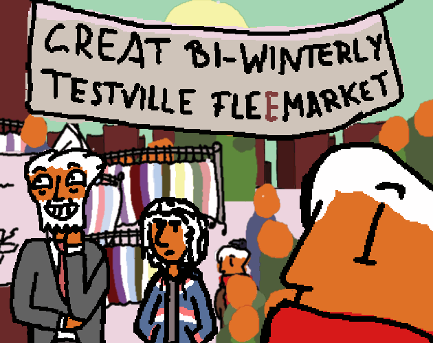 Cover image for GREAT BI-WINTERLY TESTVILLE FLEEMARKET